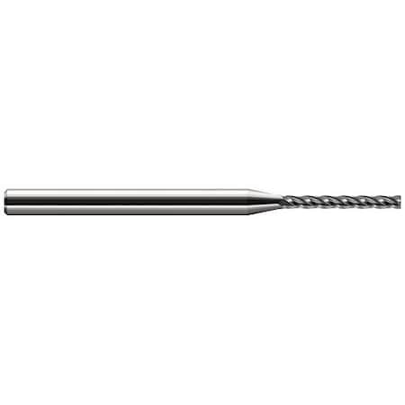 Harvey Tool 5/32 Cutter dia. x 0.0300 in. Radius x 1.2500 in. 1-1/4 Carbide Corner Radius End Mill, 4 Flutes 738330
